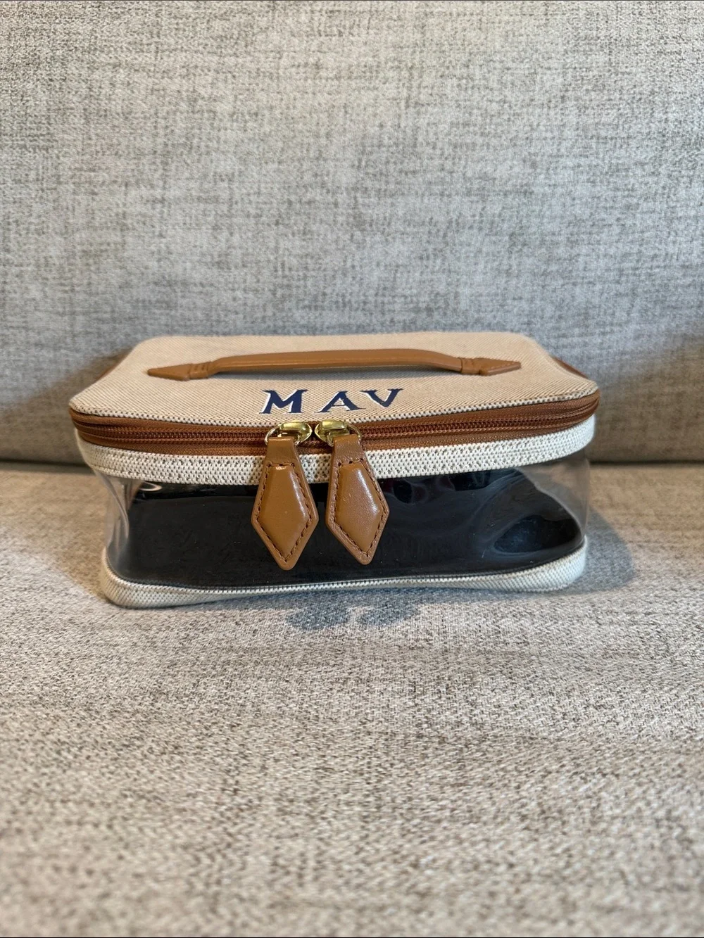 Paravel Travel See-through Toiletry Case-8.5”x5.5”x3.5”